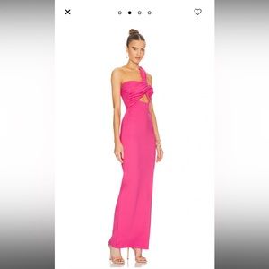 VIOLET DRESS IN PINK by YAURA